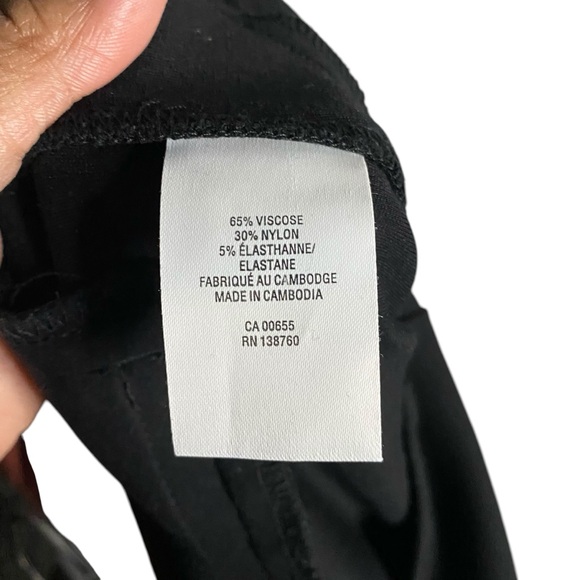 Reitmans Women's Black Modern Stretch High Waisted Pull-on Pant - Picture 6 of 9